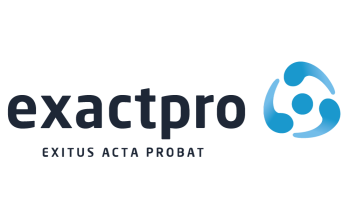 Logo: Exactpro: exitus acta probat